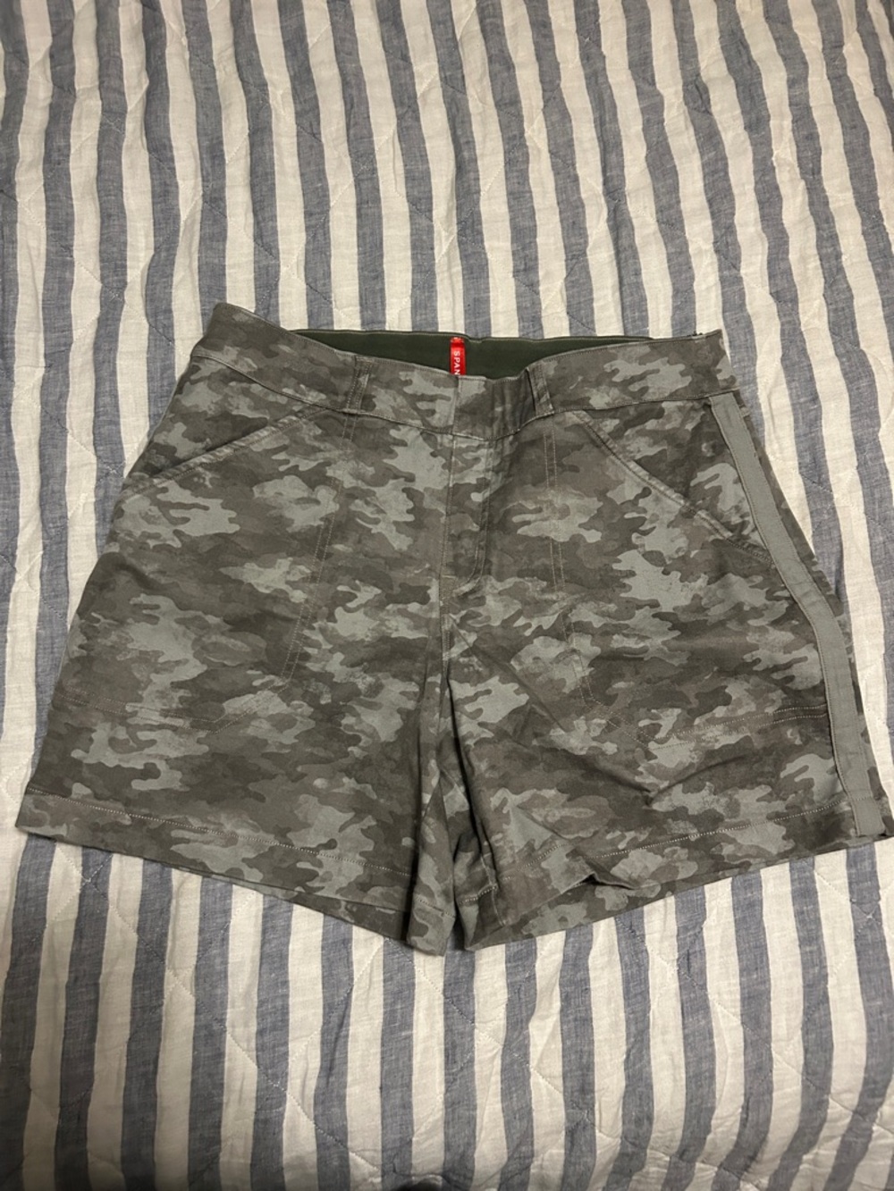 Spanx camo shorts